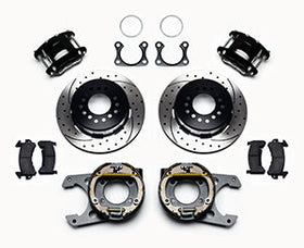 Wilwood D154 P/S Park Brake Kit Drilled Big Ford 2.36in Offset - 0