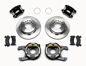 Wilwood D154 P/S Park Brake Kit Chevy 12 Bolt 2.75in Off w/ C-Clips