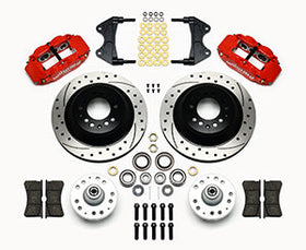 Wilwood Narrow Superlite 6R Front Hub & 1PC Rtr Kit 12.88in Dril -Red WWE ProSpindle - 0