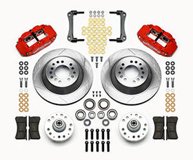 Wilwood Narrow Superlite 6R Front Hub & 1PC Rtr Kit 12.88in-Red 70-78 Camaro - 0