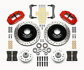 Wilwood Narrow Superlite 6R Front Hub & 1PC Rtr Kit 12.88in Dril -Red 79-81 Camaro - 0