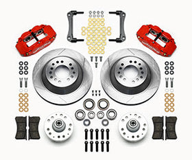 Wilwood Narrow Superlite 6R Front Hub & 1PC Rtr Kit 12.88in-Red 79-81 Camaro - 0