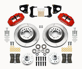 Wilwood Narrow Superlite 6R Front Hub & 1PC Rtr Kit 12.88in-Red 62-72 CDP B & E Body-Drum - 0