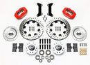 Wilwood Forged Dynalite Front Kit 12.19in Drilled Red 79-87 GM G Body-2