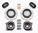 Wilwood Forged Dynalite P/S Park Brake Kit Drilled Strange Eng Floater 3.49in Offset-2