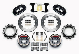 Wilwood Narrow Superlite 4R Rear P-Brk Kit 12.88in Strange Eng Floater 3.49in Offset - 0