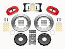 Wilwood Narrow Superlite 4R Front Hat Kit 14.00in Red 2007-Up Jeep Wrangler-2
