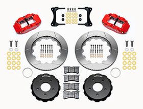 Wilwood Narrow Superlite 4R Front Hat Kit 14.00in Red 2007-Up Jeep Wrangler - 0