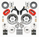 Wilwood Forged Dynalite Front Kit 11.00in Drill-Red 59-64 Chevy Impala / 63-64 Corvette-2