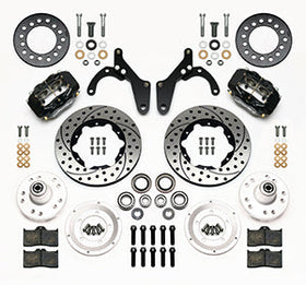 Wilwood Forged Dynalite Front Kit 11.00in Drilled 59-64 Chevy Impala / 63-64 Corvette - 0