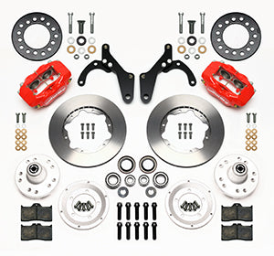 Wilwood Forged Dynalite Front Kit 11.00in Red 59-64 Chevy Impala / 63-64 Corvette