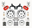 Wilwood Forged Dynalite Front Kit 12.19in Drilled Red 59-64 Chevy Impala / 63-64 Corvette-2