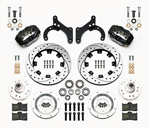 Wilwood Forged Dynalite Front Kit 12.19in Drilled 59-64 Chevy Impala / 63-64 Corvette