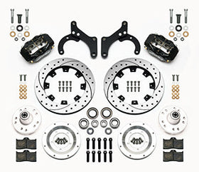 Wilwood Forged Dynalite Front Kit 12.19in Drilled 59-64 Chevy Impala / 63-64 Corvette - 0