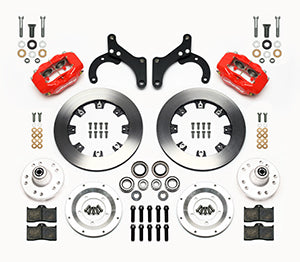Wilwood Forged Dynalite Front Kit 12.19in Red 59-64 Chevy Impala / 63-64 Corvette