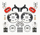 Wilwood Forged Dynalite Front Kit 12.19in Red 59-64 Chevy Impala / 63-64 Corvette-2