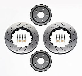 Wilwood Hat/Rotor Kit Front Drilled 06-Up Corvette C6-Z06 (2pc Hat/Rtr) - 0