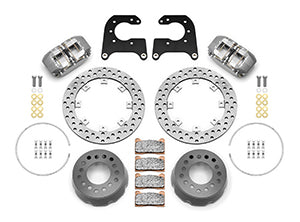 Wilwood Dynapro Lug Mount Single Rear Dynamic Kit SA Drilled 58-64 Olds/Pont 1/2in Studs