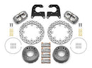 Wilwood Dynapro Lug Mount Single Rear Dynamic Kit SA Drilled 58-64 Olds/Pont 1/2in Studs-2