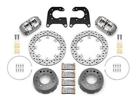 Wilwood Dynapro Lug Mount Single Rear Dynamic Kit SA Drilled 58-64 Olds/Pont 1/2in Studs - 0