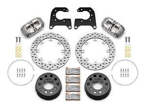 Wilwood Dynapro Lug Mount Single Rear Dynamic Kit SA Drilled 58-64 Olds/Pont .690in Studs