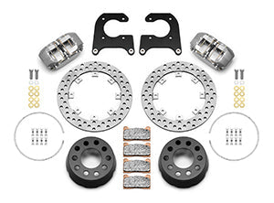 Wilwood Dynapro Lug Mount Single Rear Dynamic Kit SA Drilled M-W/Lamb Ends .690in Studs