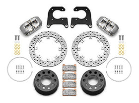Wilwood Dynapro Lug Mount Single Rear Dynamic Kit SA Drilled M-W/Lamb Ends .690in Studs - 0