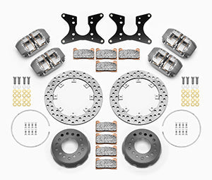 Wilwood Dynapro Lug Mount Dual Rear Dynamic Kit SA Drilled Big Ford 2.36in Offset