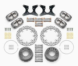 Wilwood Dynapro Lug Mount Dual Rear Dynamic Kit SA Drilled 58-64 Olds/Pont 1/2in Studs