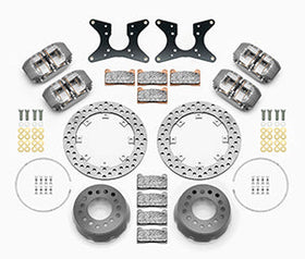 Wilwood Dynapro Lug Mount Dual Rear Dynamic Kit SA Drilled 58-64 Olds/Pont 1/2in Studs - 0