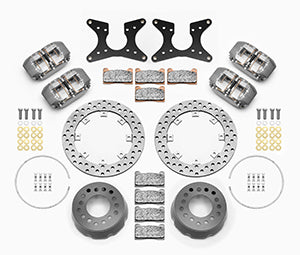 Wilwood Dynapro Lug Mount Dual Rear Dynamic Kit SA Drilled M-W/Lamb Ends 1/2in Studs