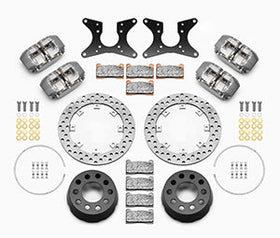 Wilwood Dynapro Lug Mount Dual Rear Dynamic Kit SA Drilled 58-64 Olds/Pont .690in Studs - 0