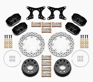 Wilwood Dynapro Lug Mount Dual Rear Dynamic Kit SA Drilled M-W/Lamb Ends .690in Studs