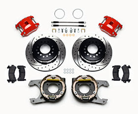 Wilwood D154 P/S P-B Kit Drilled-Red Jeep Dana 35 2.56 Off 5-lug w/ lines - 0