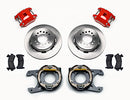 Wilwood D154 P/S Park Brake Kit Red Chevy C-10 2.42 Offset 5-lug-2