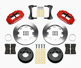 Wilwood Narrow Superlite 4R Front Kit 12.19in Drilled Red 87-89 Jeep YJ - 0