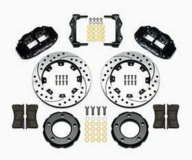 Wilwood Narrow Superlite 4R Front Kit 12.19in Drilled 82-86 Jeep CJ - 0
