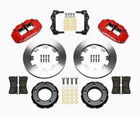 Wilwood Narrow Superlite 4R Front Kit 12.19in Drilled Red 82-86 Jeep CJ - 0