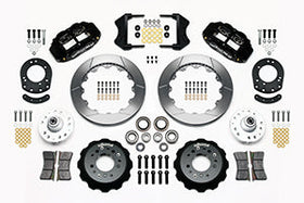 Wilwood Narrow Superlite 6R Front Hub Kit 12.88in 1965-1969 Mustang Drum Spindle - 0