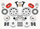 Wilwood Forged Dynalite Front Kit 11.75in Drilled Red 41-55 Cadillac-2