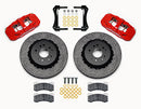 WILWOOD AERO6 Dynamic Front Kit,14.00" C/SiC Rotor,Red 2005-2014 Mustang-2
