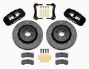 WILWOOD AERO6 Dynamic Front Kit,14.00" C/SiC Rotor,Black 2005-2014 Mustang-2