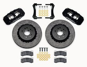 WILWOOD AERO6 Dynamic Front Kit,14.00" C/SiC Rotor,Black 2005-2014 Mustang - 0