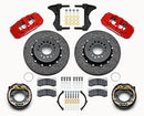 WILWOOD AERO4 Dynamic Rear P-Brk Kit,14.00" C/SiC,Red 2005-2014 Mustang-2