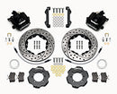 Wilwood Combination Parking Brake Rear Kit 11.00in Drilled 2012 Fiat 500 w/ Lines-2