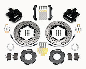 Wilwood Combination Parking Brake Rear Kit 11.00in Drilled 2012 Fiat 500 w/ Lines - 0