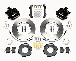 Wilwood Combination Parking Brake Rear Kit 11.00in 2012 Fiat 500 w/ Lines