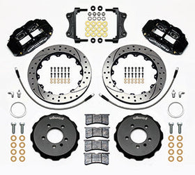Wilwood Narrow Superlite 6R Front Hat Kit 12.88in Drilled 06-12 Volkswagen GTI w/ Lines - 0