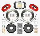 Wilwood Narrow Superlite 6R Front Hat Kit 12.88in Red 06-12 Volkswagen GTI w/ Lines-2