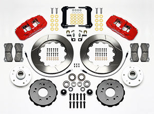 Wilwood AERO6 Front Truck Kit 14.25in Red 97-03 Ford F150